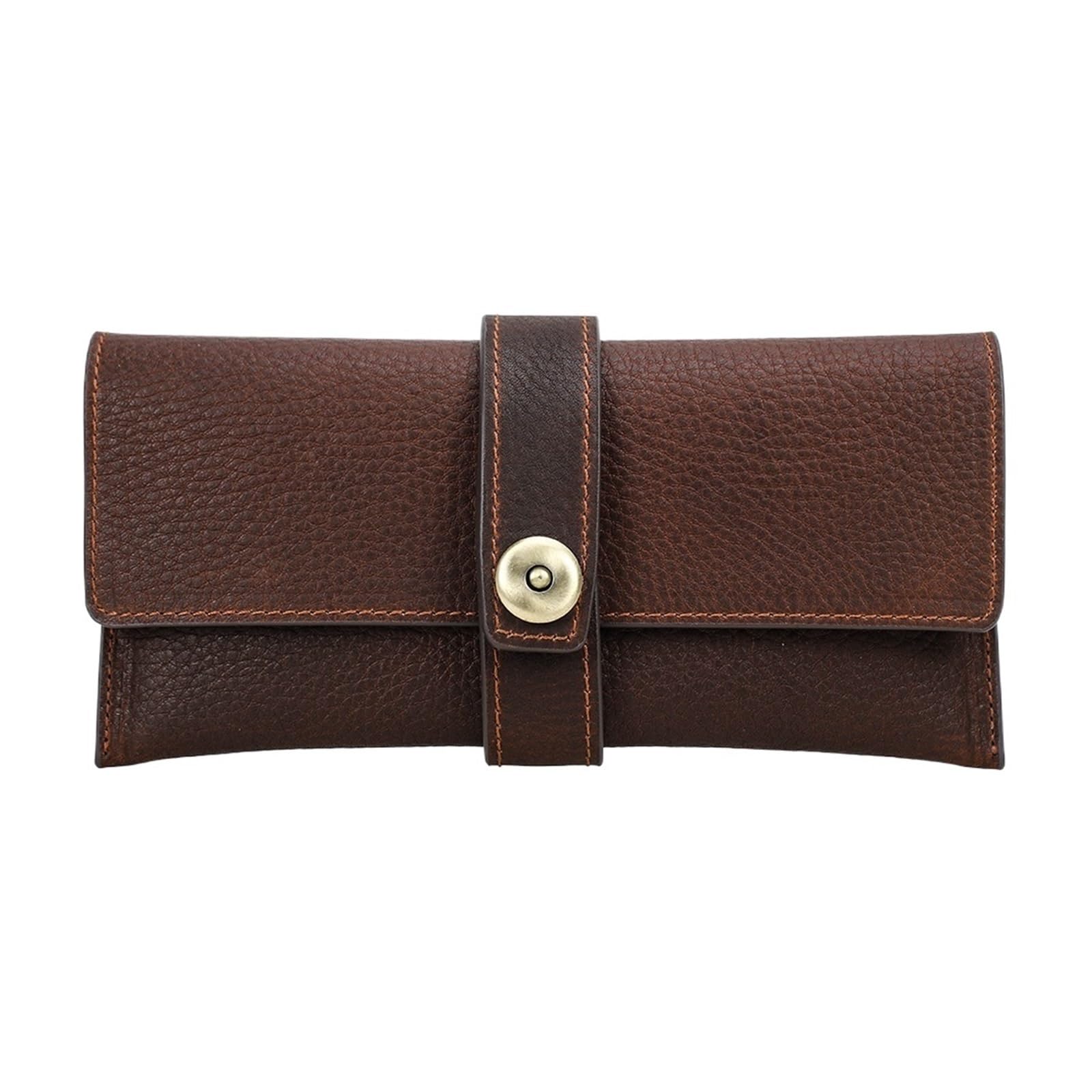 Funda Gafas Cuero Funda de cuero Retro hecha a mano for gafas, bolsa almacenamiento, caja protectora for, soporte for, 1 unidad