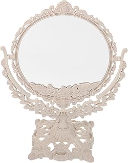 VICASKY Vintage Pattern Tabletop Makeup Mirro...
