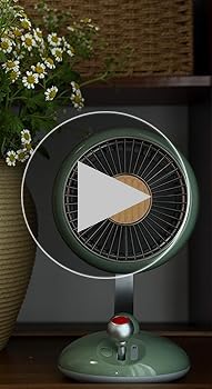 Amazon | 【唯一正規品】卓上扇風機 静音DCモーター レトロ 強風
