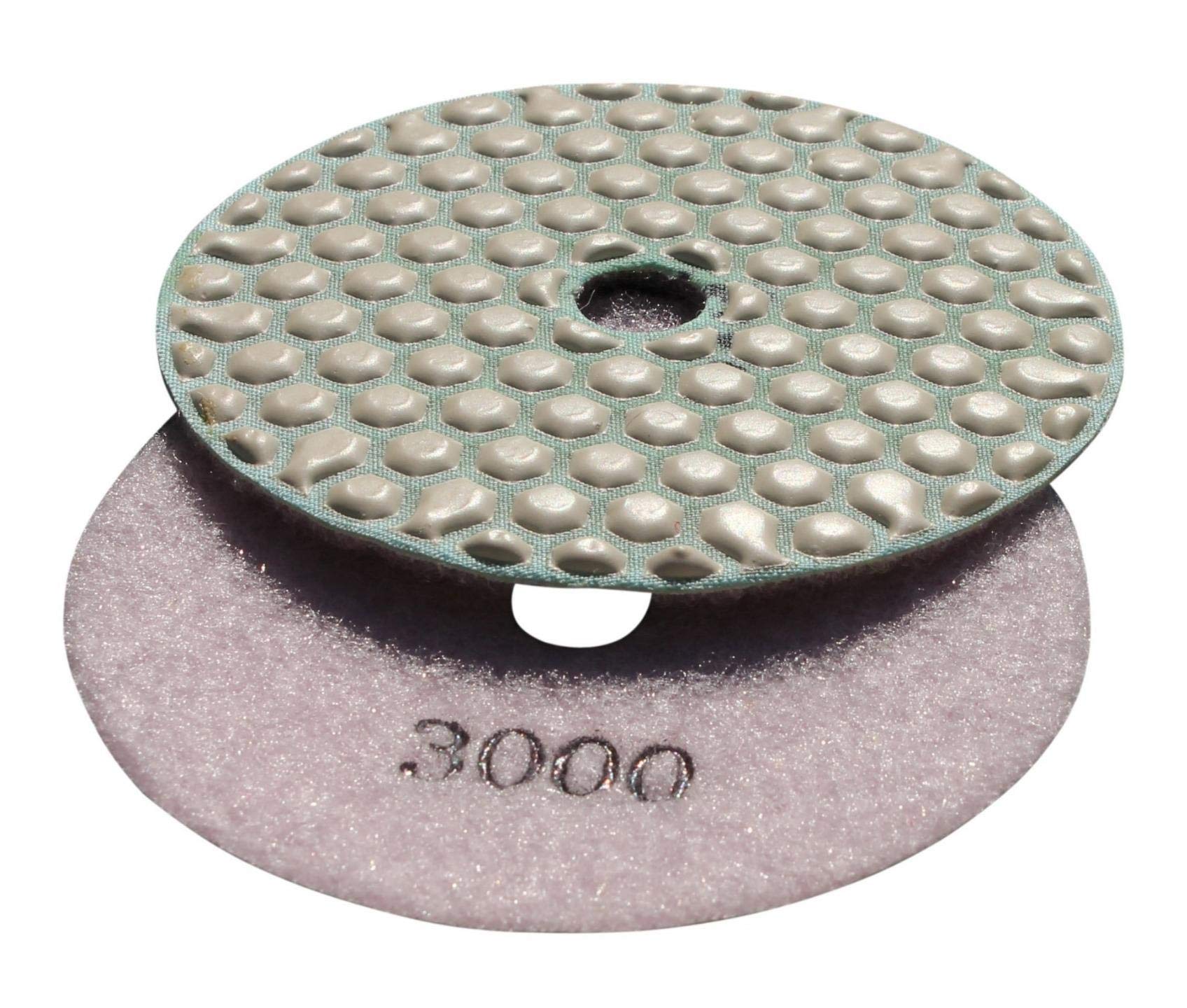 STADEA Diamond Polishing Pad 4" Dry Grit 3000 For Stone Glass (STADEA Standard A)