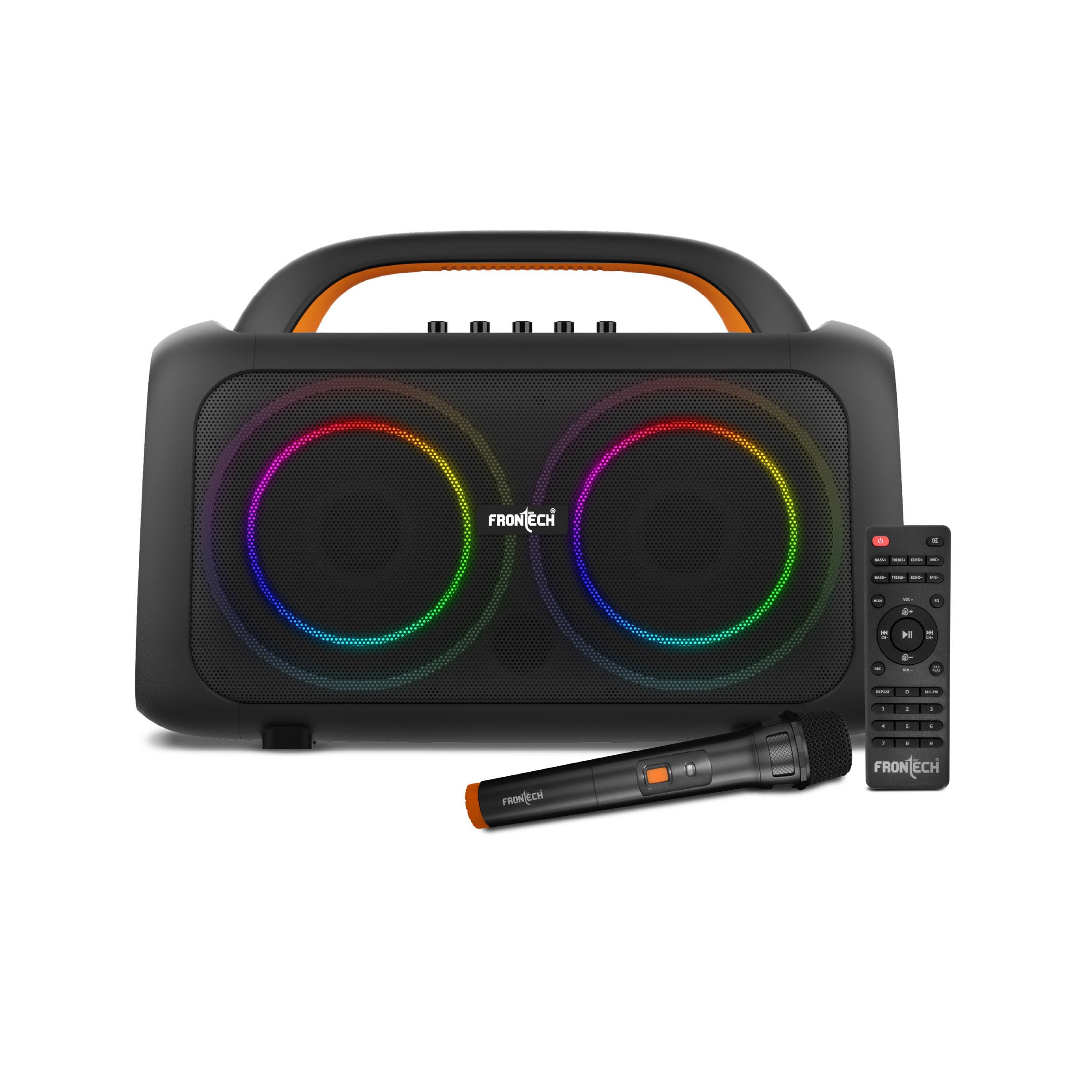 FRONTECH Echo BOOM-242 Bluetooth Speaker | 70W | RGB Lighting | BT/FM/USB/TF/MIC | TWS | 1 Year Warranty (SW-0242)-picture-24