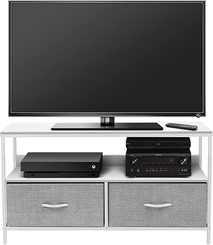 Miniatura 12 de Sorbus Mueble Cómoda para TV con 2 Cajones - Soporte Elevador de Televisión con Almacenamiento - Mueble para Dormitorio, Sala de Estar, Armario y