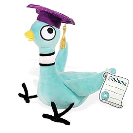 YOTTOY Mo Willems Collection | The Pigeon Graduation Stuffed Animal Plush Toy-6.5