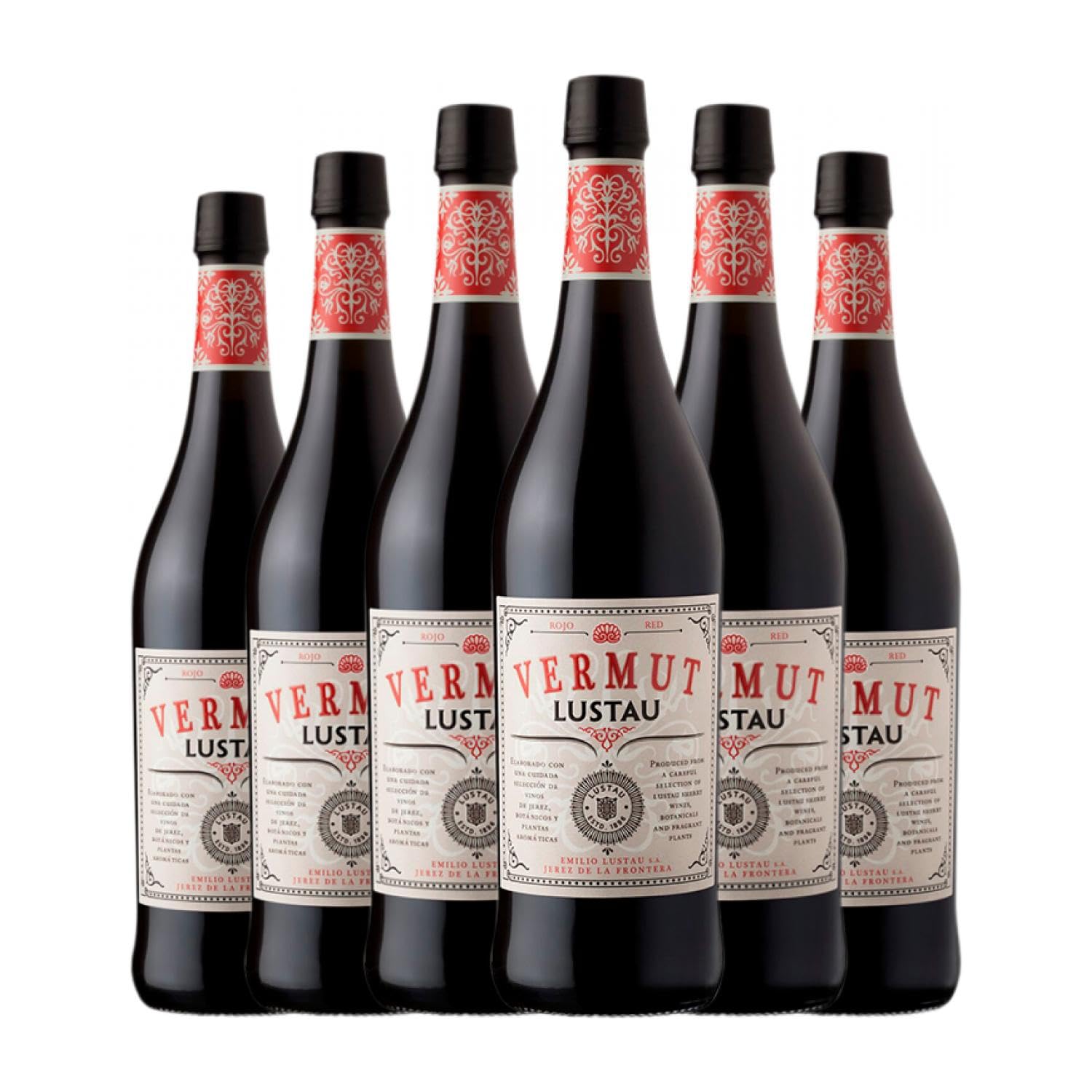 Vermut Lustau Rojo 75 cl (Caja de 6 Botellas de 75 cl)