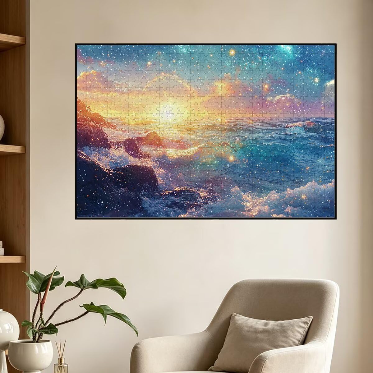Puzzle 1500 Pezzi Mare, Puzzle Onda, Puzzles in Legno, 87x57cm -1368 | Puzzles con Confezione di Alta Qualità, Intrattenimento Creativo, Giochi Rilassamento e Intelligence, Regalo Donna Decor Casa