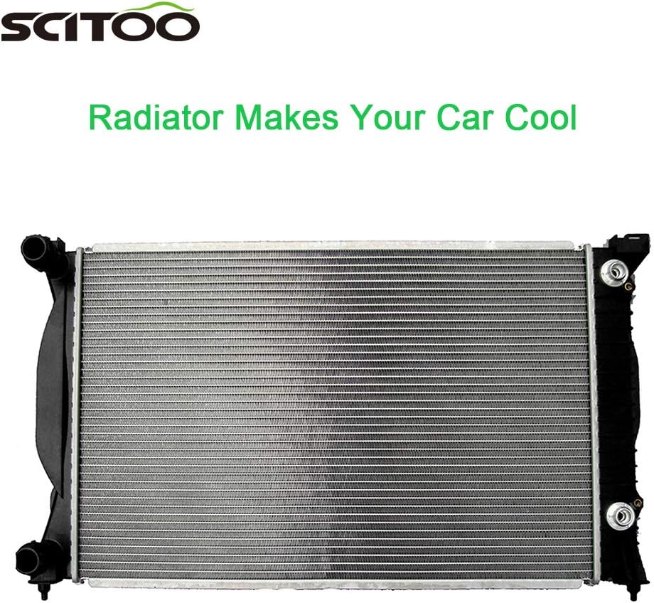 Radiator Compatible With 2003-2006 for Audi for A4 1.8L 2006-2008 for Audi for A4 2.0L 2003-2005 for Audi for A4 Quattro 1.8L 2006-2008 for Audi for A4 Quattro 2.0L