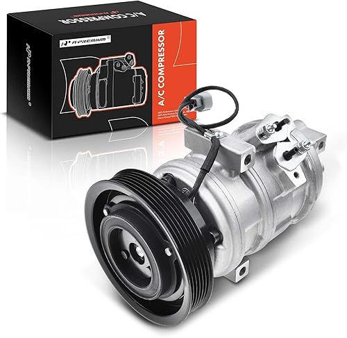 A-Premium Compresor de aire acondicionado con embrague compatible con Acura MDX 2001-2002 y Honda Odyssey 1999-2004, Pilot 2003-2004, V6 3.5L
