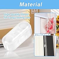 Vista 2 de Paquete de 30 conectores de cadena de bola, varios conectores de cadena de cuentas enrollables, clips de conector de cadena de bola para persianas