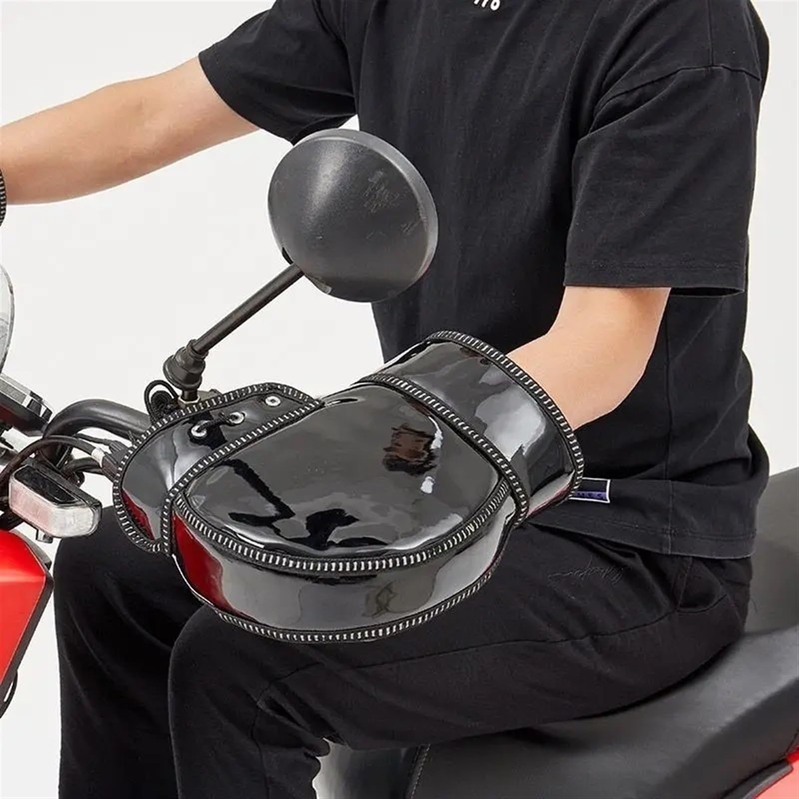 Rękawiczki na kierownicę, Rękawiczki na kierownicę, rękawiczki motocykla, gruby, ciepły muf, ochronny motocykl skuter