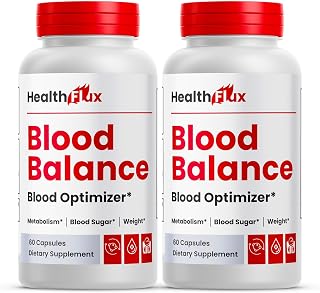 (2 Pack) Health Flux Advanced Blood Support Supplement - Healthflux Glycogen Support Pills, All Natural Health Flux Multivitamin for Maximum Strength and Wellness (120 Capsules)