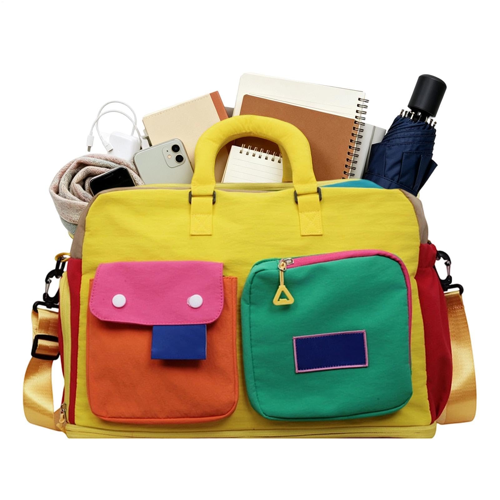 Borsa da Weekend Tote Impermeabile Ampio Scomparto Scarpe