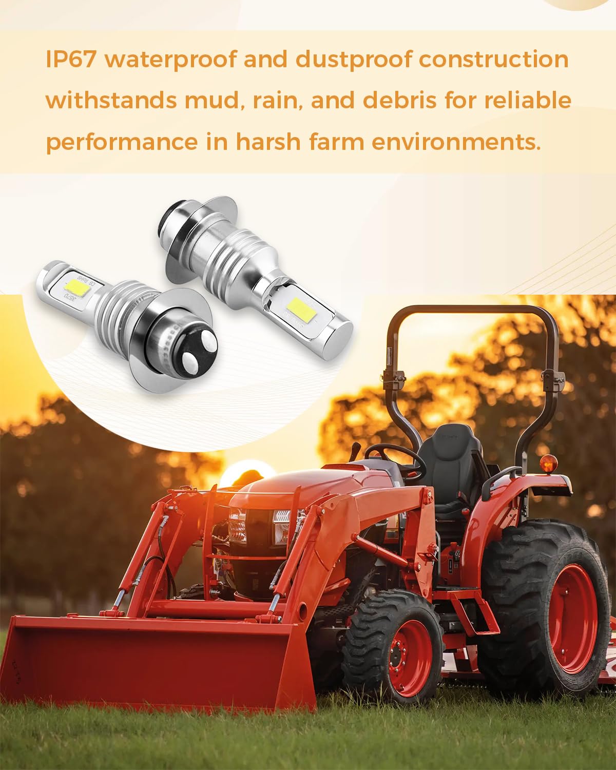 Amazon.co.jp: 2個 34070-99010 LED 電球 Kubota L3400 L3410 L3430