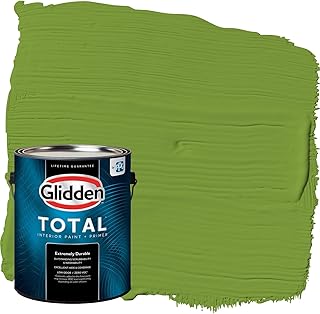 Glidden Total Interior Wall Paint & Primer All-in-One, Antique Moss/Gree...