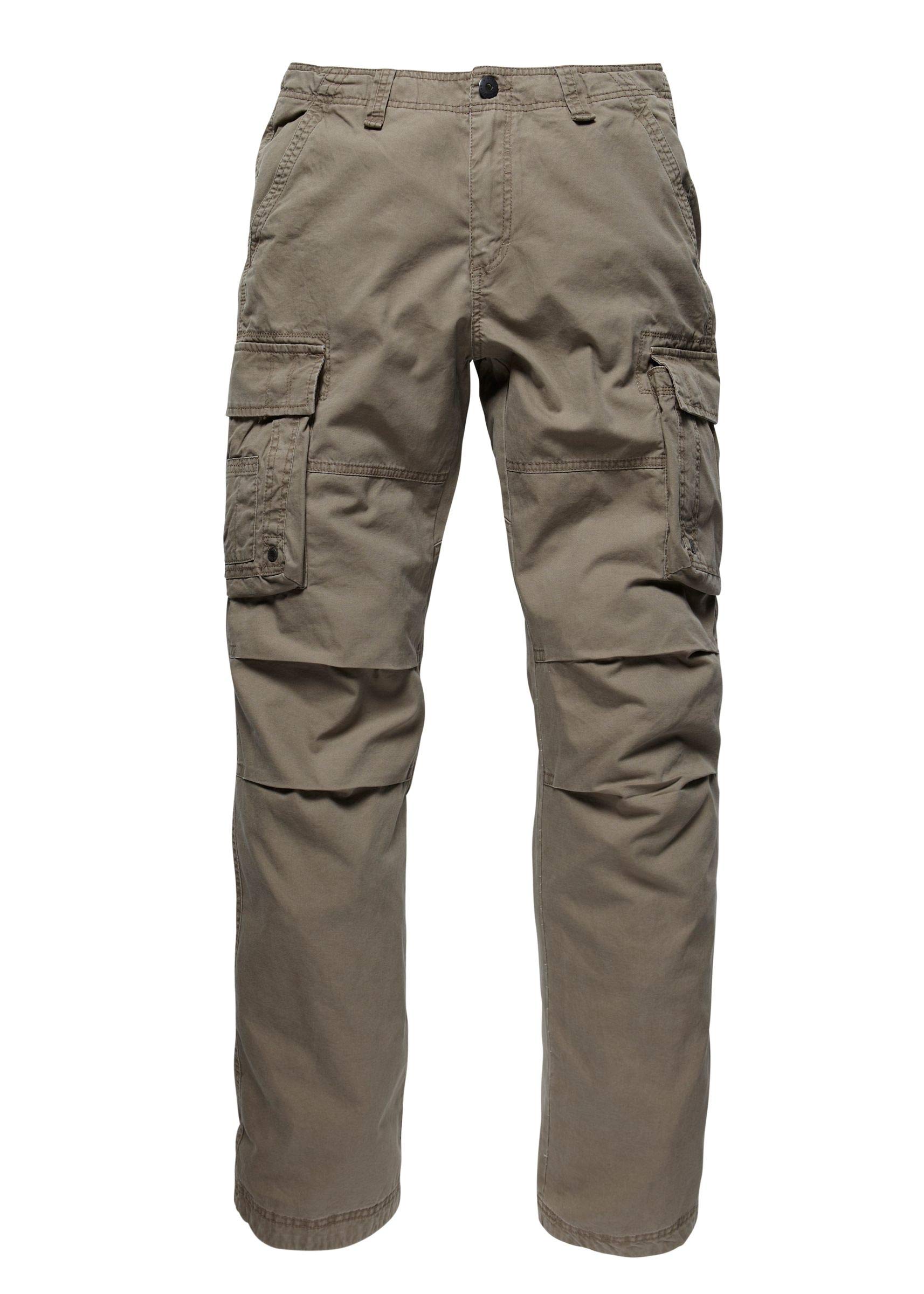 Vintage Industries Men's Khaki Reef Pants