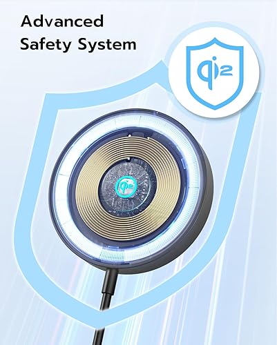 Miniatura 4 de NewQ Almohadilla de carga inalámbrica magnética, cargador inalámbrico certificado de 15 W Mag-Safe compatible con iPhone 1616 Plus16 Pro16 Pro