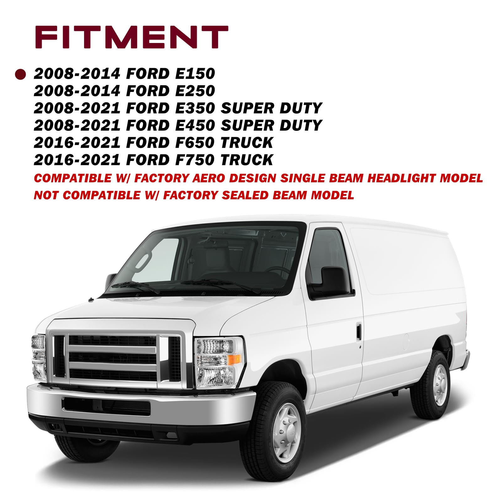 2008 2014 E150 E350 Headlight For 2008 2014 Ford Econoline Van E150 2008-2014-e150-e350-headlight-for-2008-2014-ford-econoline-van-e150