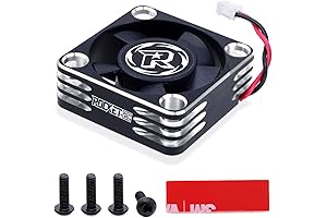 Surpass Hobby RC Cooling Fan 30x30mm Aluminum Cooling Fan for 1/8 1/10...