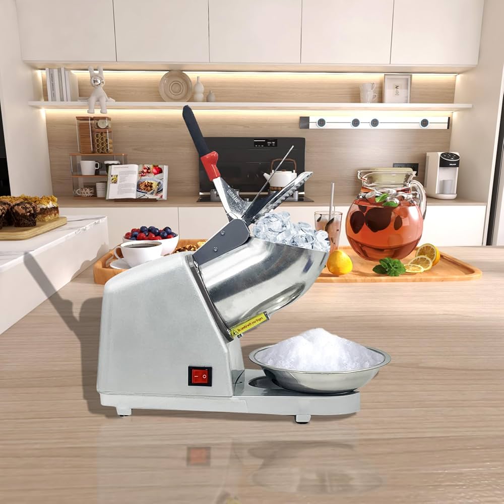 thumbnail image 2 of JOYDING 350W Electric Ice Shaver Shaved Ice Machine Ice Crusher 2 of 13