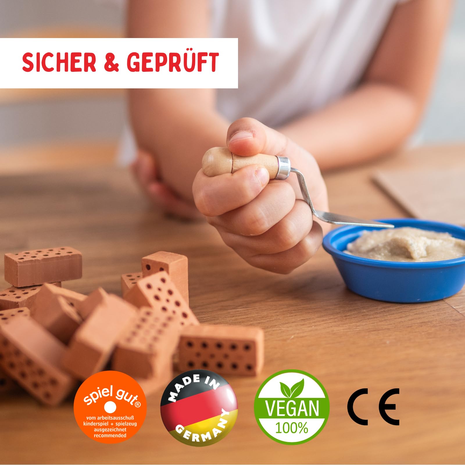 teifoc Historisches Haus - Steinbaukasten 4900, Modellbau +300 Bauteile | Bastelset für Mädchen und Jungen ab 8 9 10 Jahren, Motorikspielzeug für Kinder, DIY Set mit Mini Ziegelsteinen, 3D Puzzle
