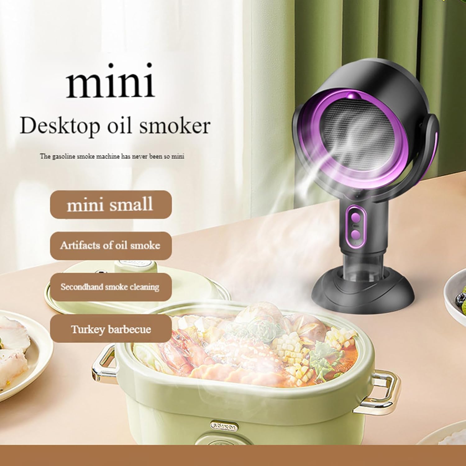 Puff Hide The High Fan For Smoking,Smoke Away Purifier Fan,Smoke