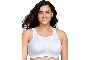 Glamourise Wirefree No-Bounce #1066 Sports Bra for Women