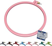 Vista 18 de Aro de bordado de plástico de Maker Susan, Serie Hello, aros de punto de cruz para principiantes, aro para punzón con aguja, marcos de bordado