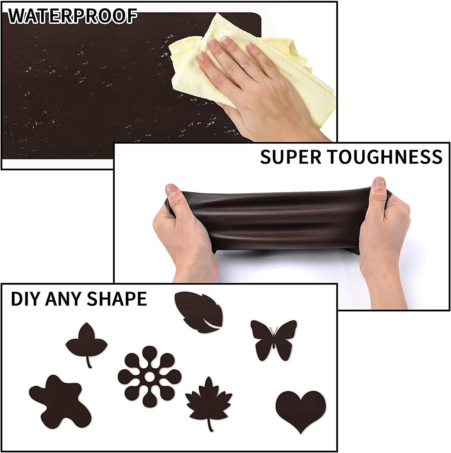 Super Brands Numola Leather Repair Patch, Vinyl Repair Kit, Self-Adhesive Leather Repair Tape for Sofas, Drivers Car Seat, Couch, Handbags, Jackets (Light Ivory, 8×11 inch)