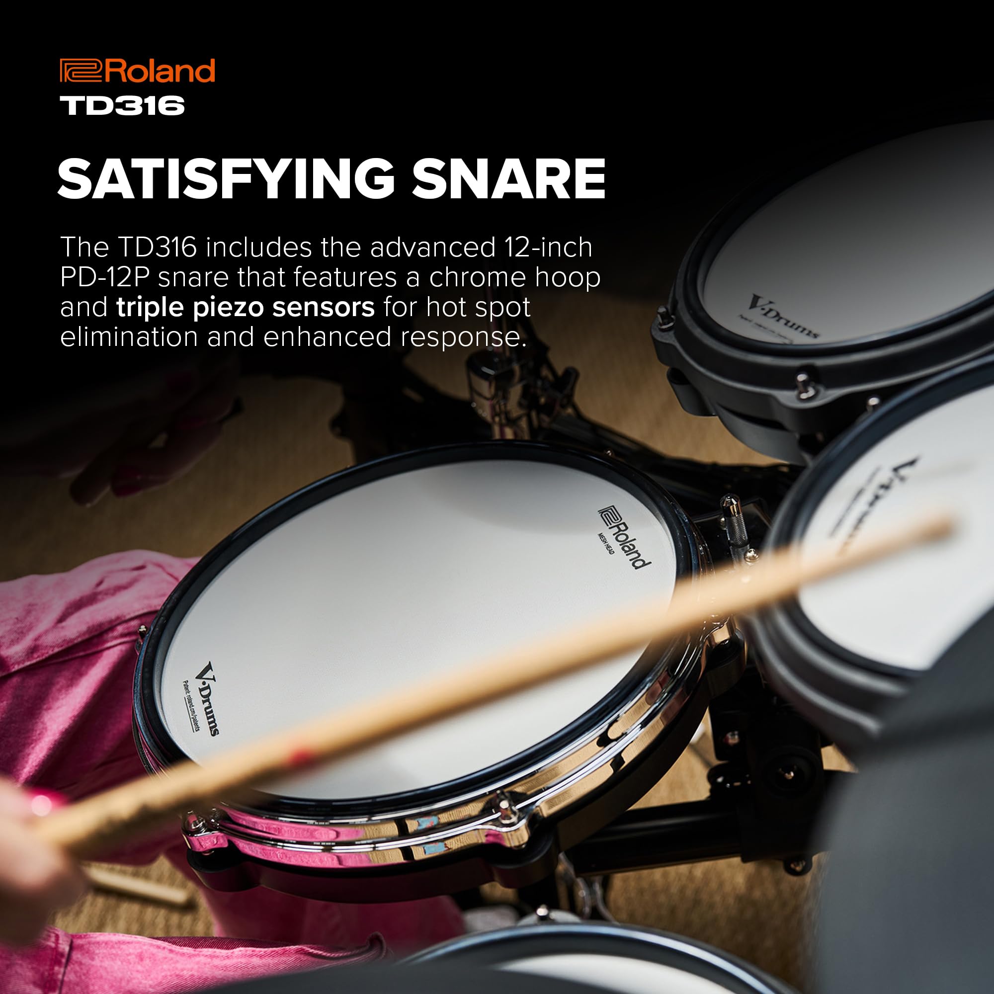 Amazon | Roland TD316 V-Drums | コンパクト3シリーズミッドレベルV