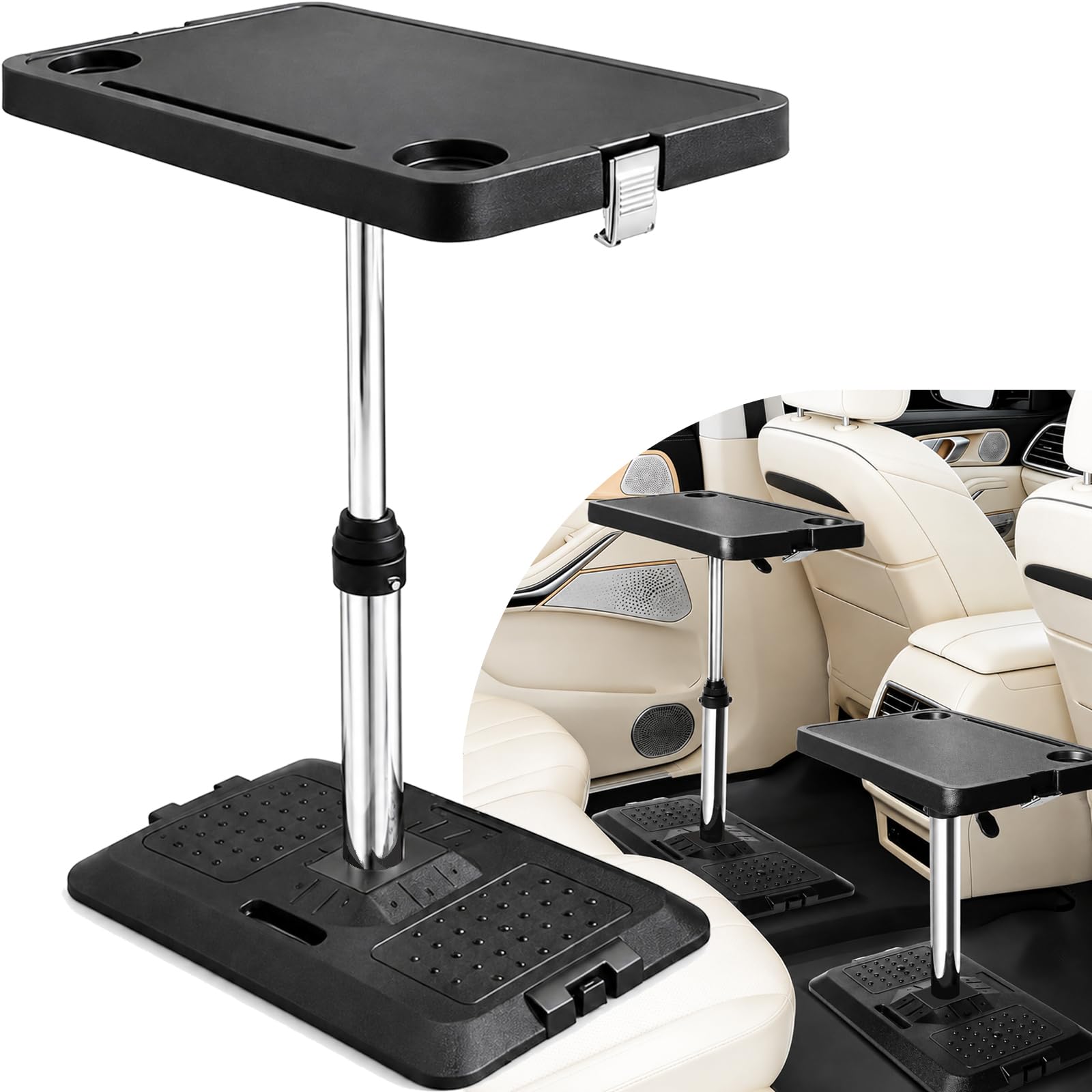 MISKEEN 車載テーブル Amazon.co.jp: MISKEEN 車載テーブル 折りたたみ 360 度回転 高さ調整