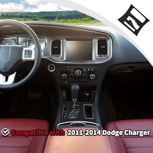 Miniatura 3 de JWWY para el cargador de control central del panel de cambios de ajuste de la bandeja de engranajes compatible con Dodge Charger Accesorios