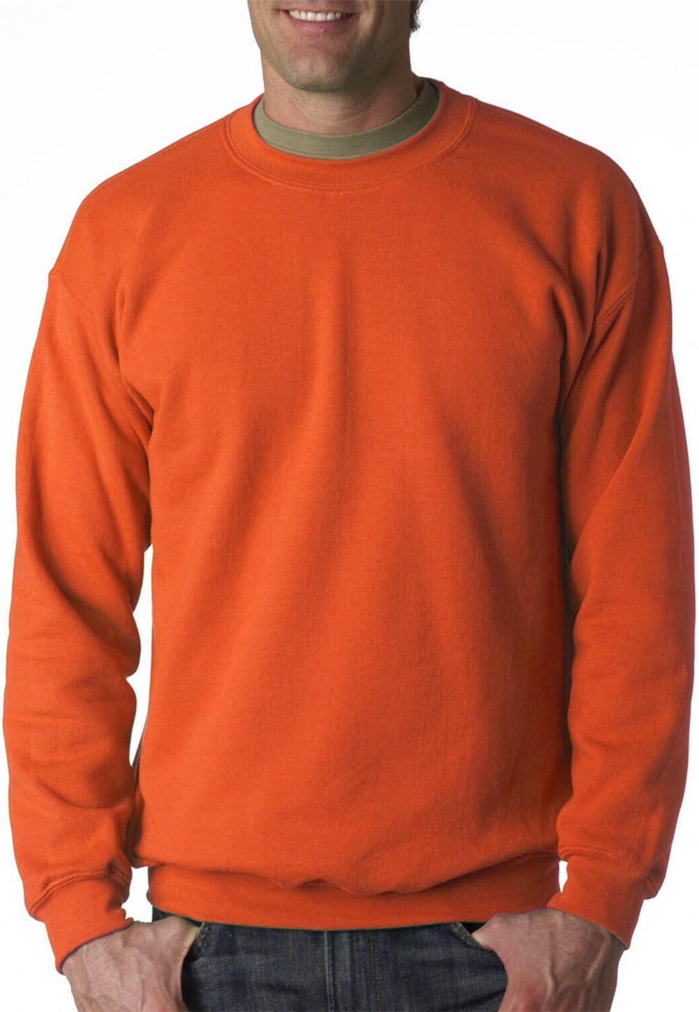 Gildan Men’s Heavy Blend Crewneck Waistband Sweatshirt