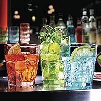 Vista 3 de Bormioli Rock Bar Lounge - Juego de 6 vasos (6 unidades), color naranja