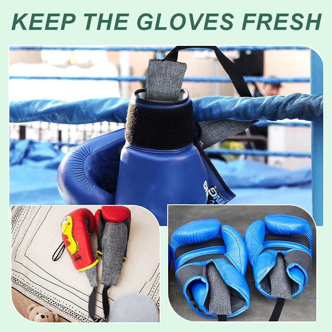 Desodorizante Guantes Boxeo, Desodorante Zapatos Anti-Olores, Charcoal Deodorizer Para Manoplas De Boxeo, Removedor De Olores Natural