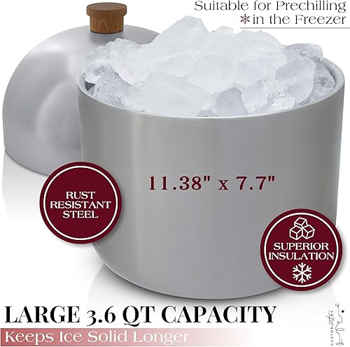 Miniatura 6 de Juego de cubo de hielo y coctelera - Plata