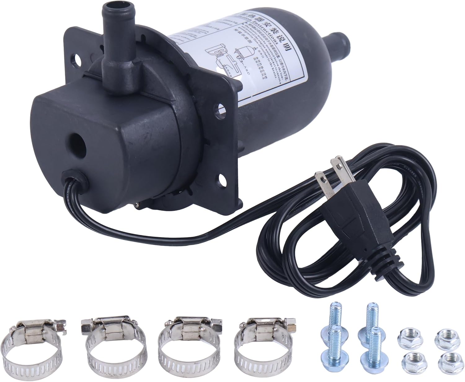 Engine Heater Coolant Preheater TPS181GT10-000 Fits Diesel and Gas Engines, 1800 W 120V 15A, ON: 100°F (38°C) OFF: 120°F (49°C) Constant Temperature Device with Plug