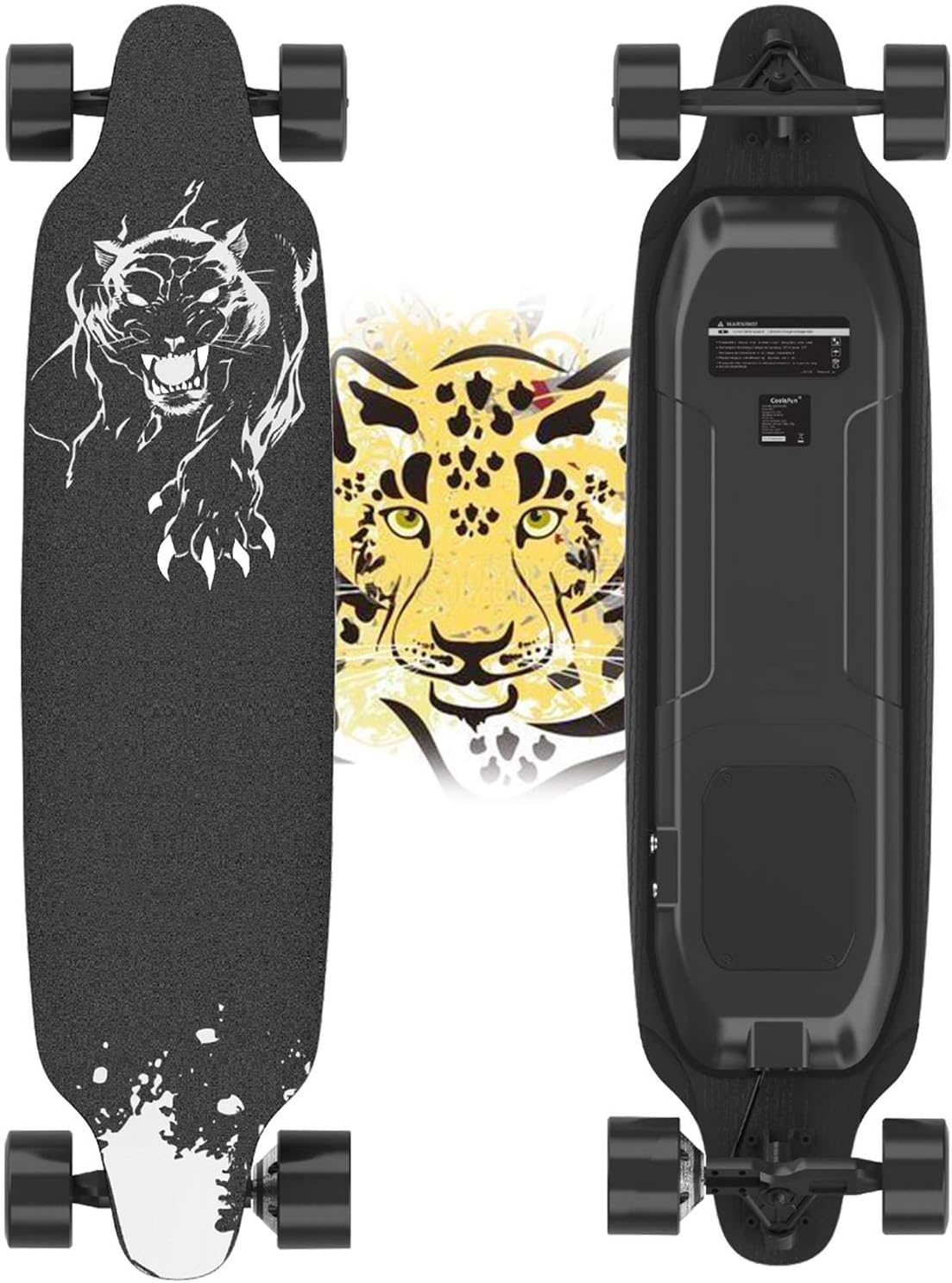 Electric Skateboard Electric Longboard with Remote Control Electric Skateboard 400W Motor Max Load 265 lbs 3 Speeds Adjustment Adult and Teen Gifts