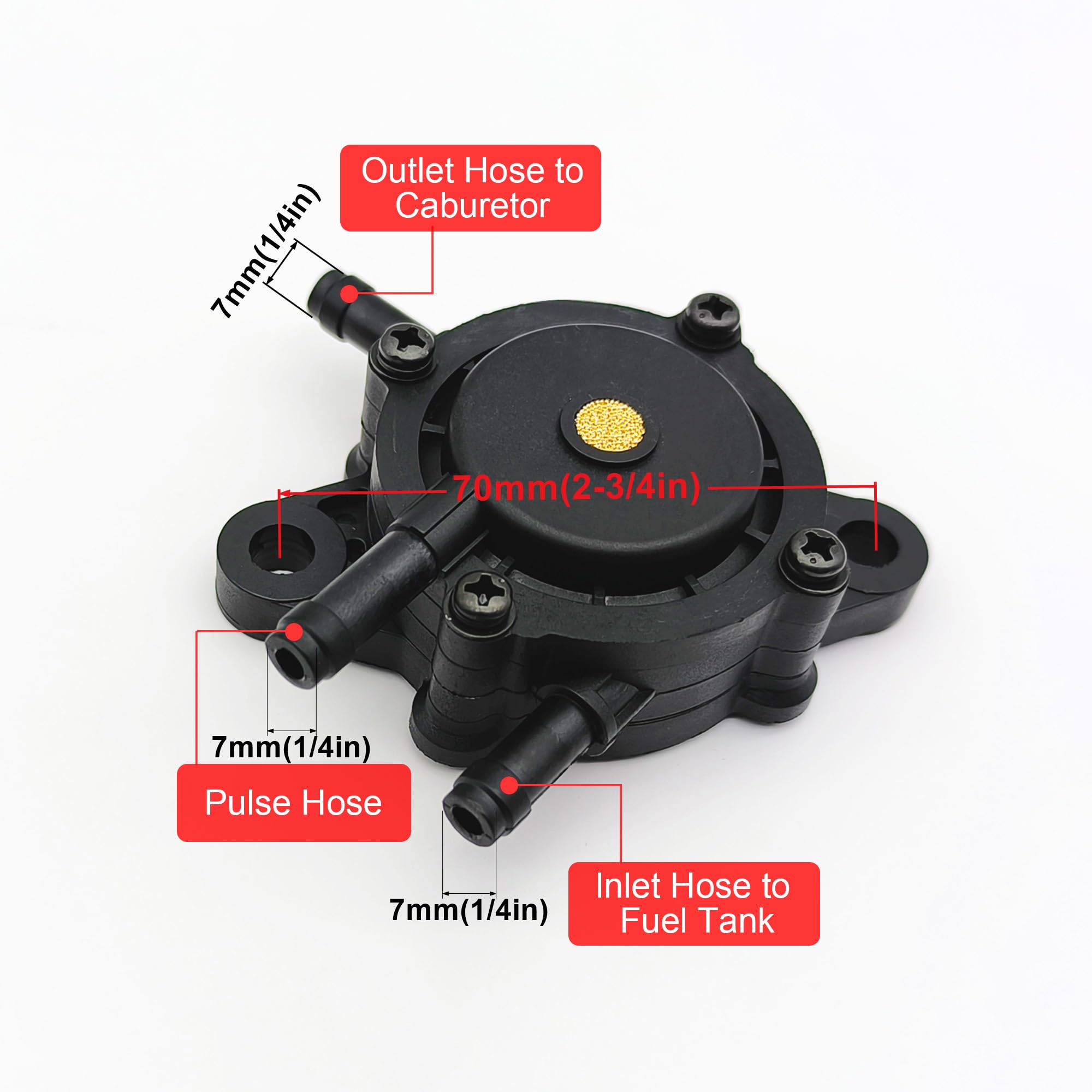 Kraftstoffpumpe Benzinpumpe – Passend Für Briggs & Stratton, Kawasaki, Kohler, Honda, John Deere