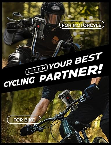 Miniatura 8 de LISEN Soporte para teléfono de bicicleta para iPhone 17, compatible con teléfono grande y sacudidas antinavegación, soporte de teléfono de bicicleta