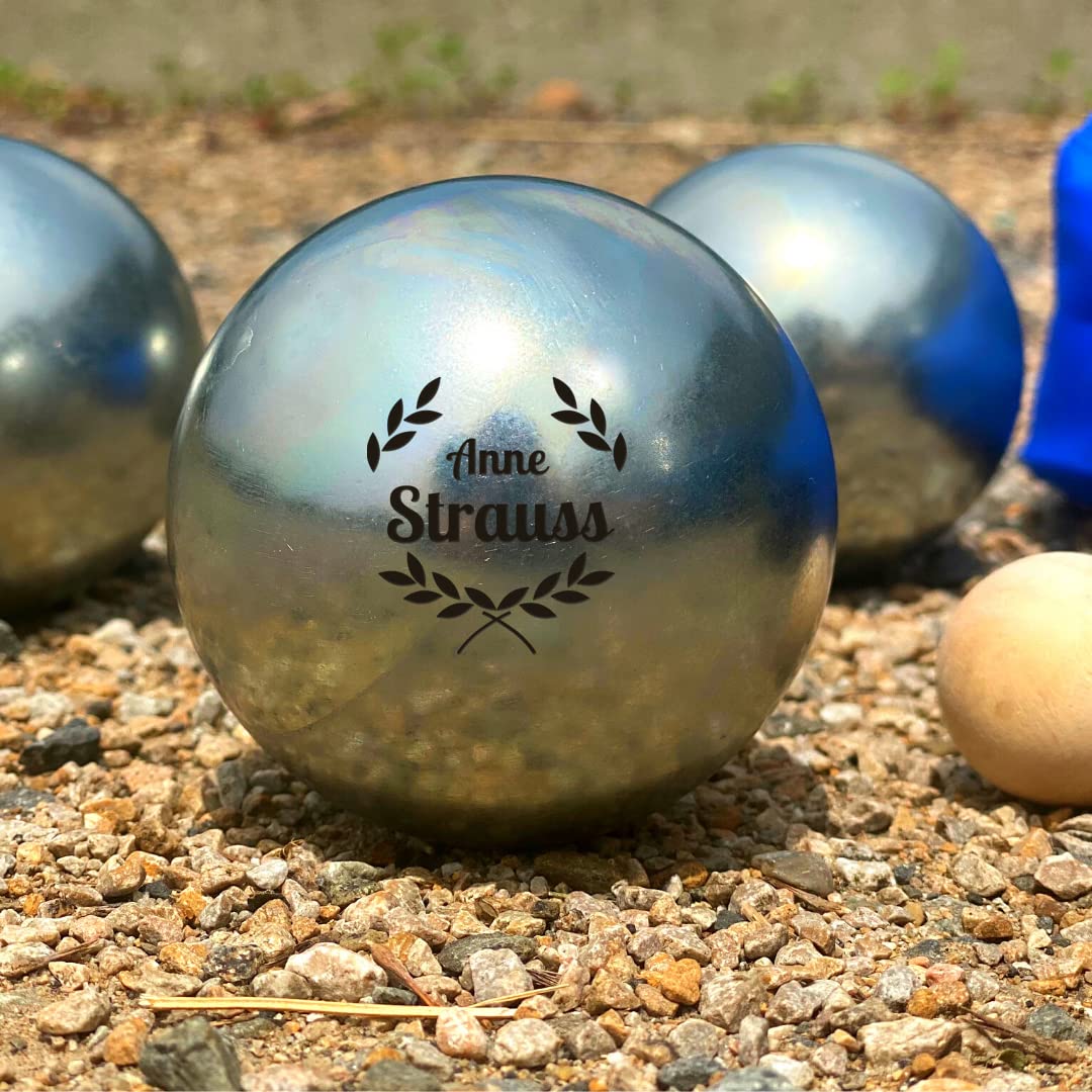 Personalisierte Boule-Kugeln - Lorbeeren