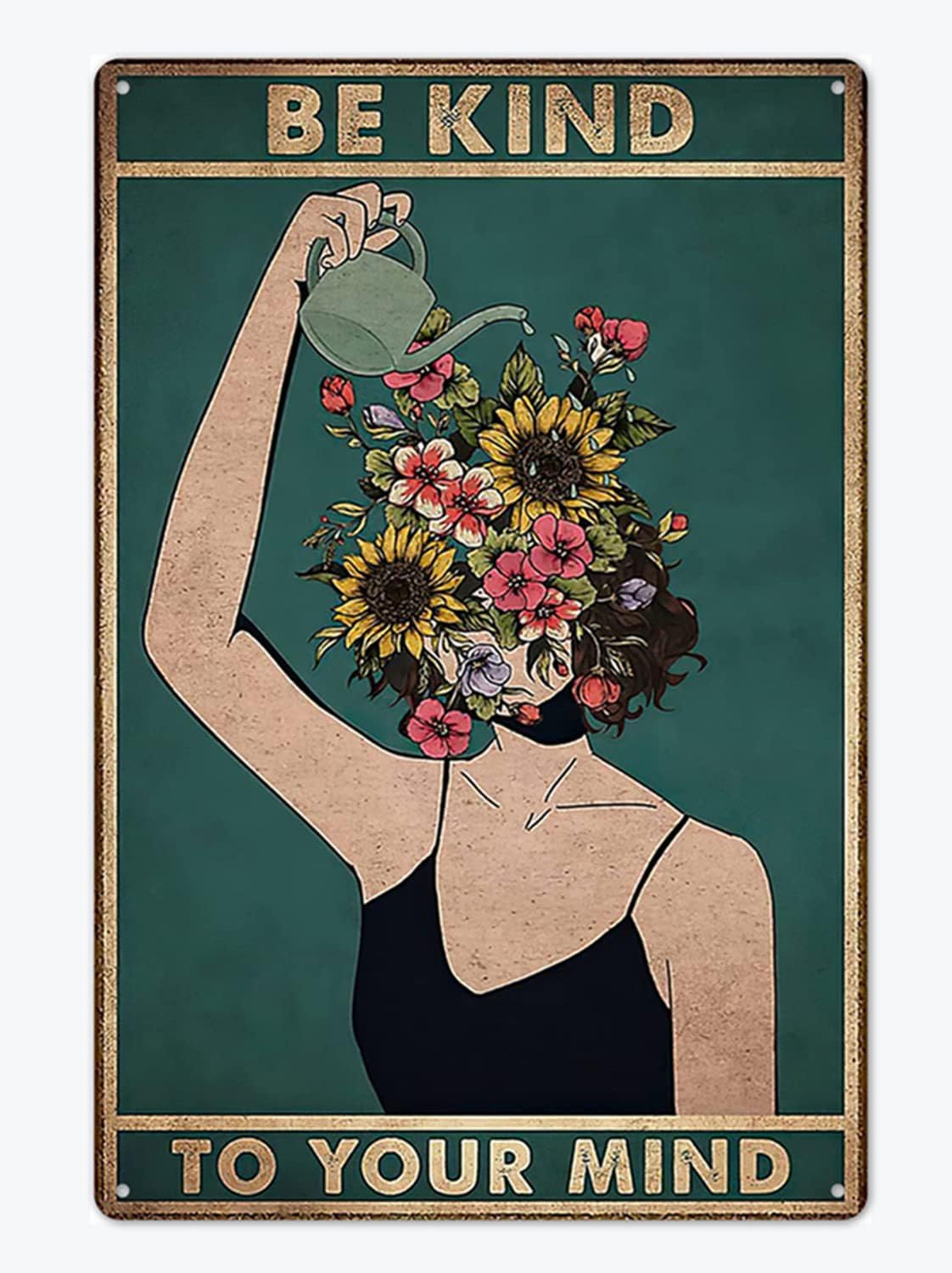 8x12 Inch Vintage Metal Sign For Home Office Bedroom Living Room Wall Decor