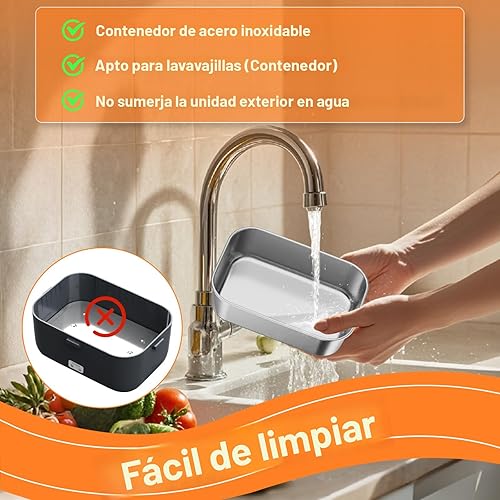Miniatura 6 de DUPASU Lonchera Eléctrica Calentador de Alimentos: Lonchera Calentada de 100W para Adultos, Lonchera Portátil de Calentamiento Rápido de 1.8L, Gris
