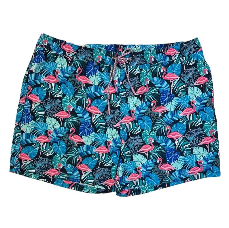 Member's Mark Men's Resort Swim Trunk, Flamingo Flow, Medium - Main Image