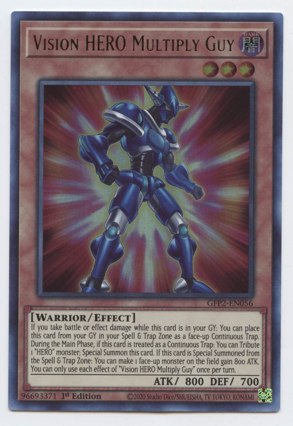 Vision Hero Multiply Guy - GFP2-EN056 - Ultra Rare - 1st Edition