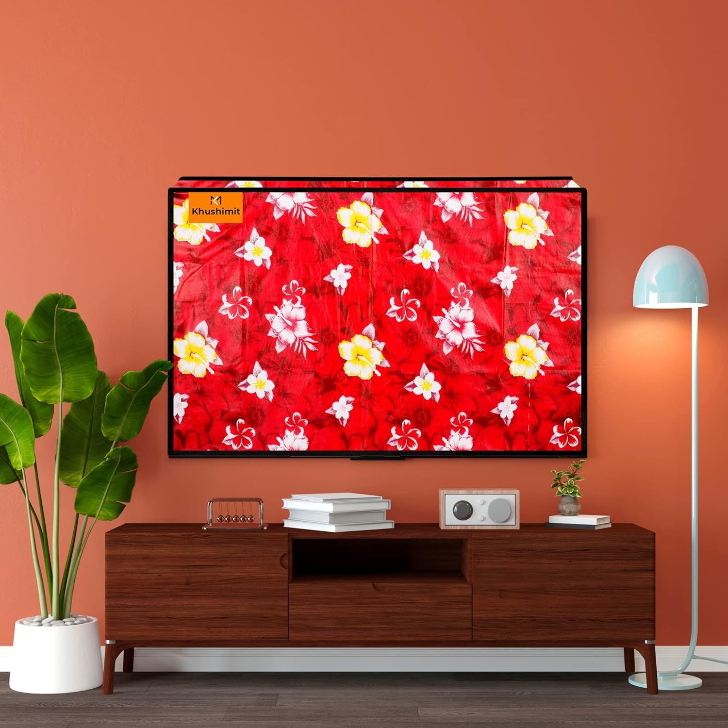 24 Inch LED LCD Smart TV Cover Comes with Transparent 30 MM Printed Water/Oil Proof Fabric Used Dust Free Compatible for All Brand TV-image-13