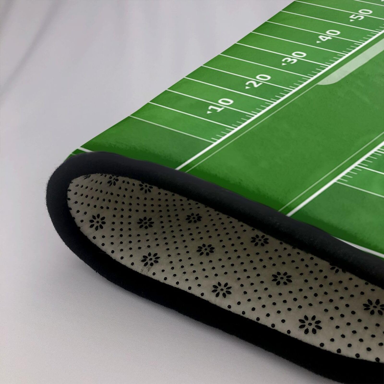 Zona de fútbol, Alfombra Grande Antideslizante para Sala de Estar o Dormitorio, 150 x 100 cm.