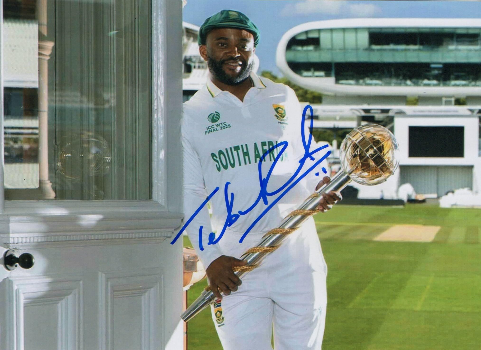 5x7 Inches Original Autographed Photo of South African Cricketer Temba Bavuma-image-46