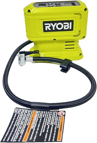 Miniatura 5 de RYOBI PCL001B ONE+ Kit de inflador de alta presión inalámbrico de 18 V con batería de 4 Ah y cargador