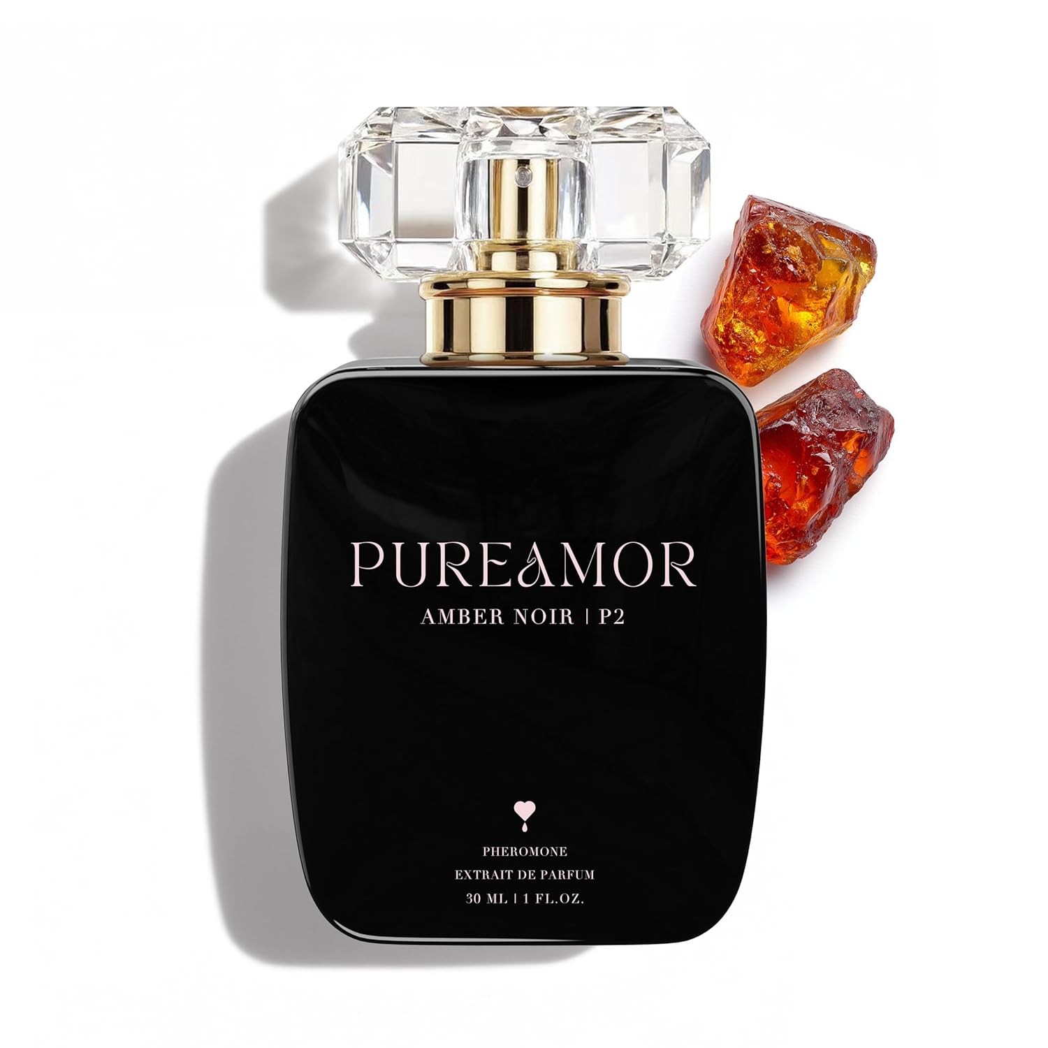 PUREAMOR Pheromone Perfume for Women, Saffron Rouge Eau de Parfum Spray – Warm Spicy Scent with Saffron, Amber & Cedarwood, Long Lasting Fragrance, 1.0 oz / 30 ml