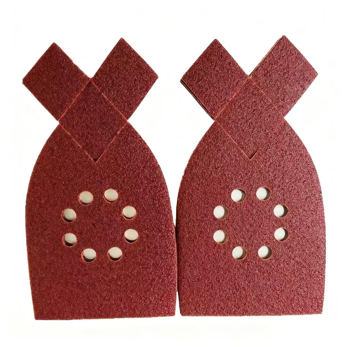 30pcs 100 Grit Sanding Pads Large Mouse Detail Sander Sandpaper 8 Holes Hook and Loop Mouse Sander Pads for Black and Decker KA220G KA230 Mega Mouse