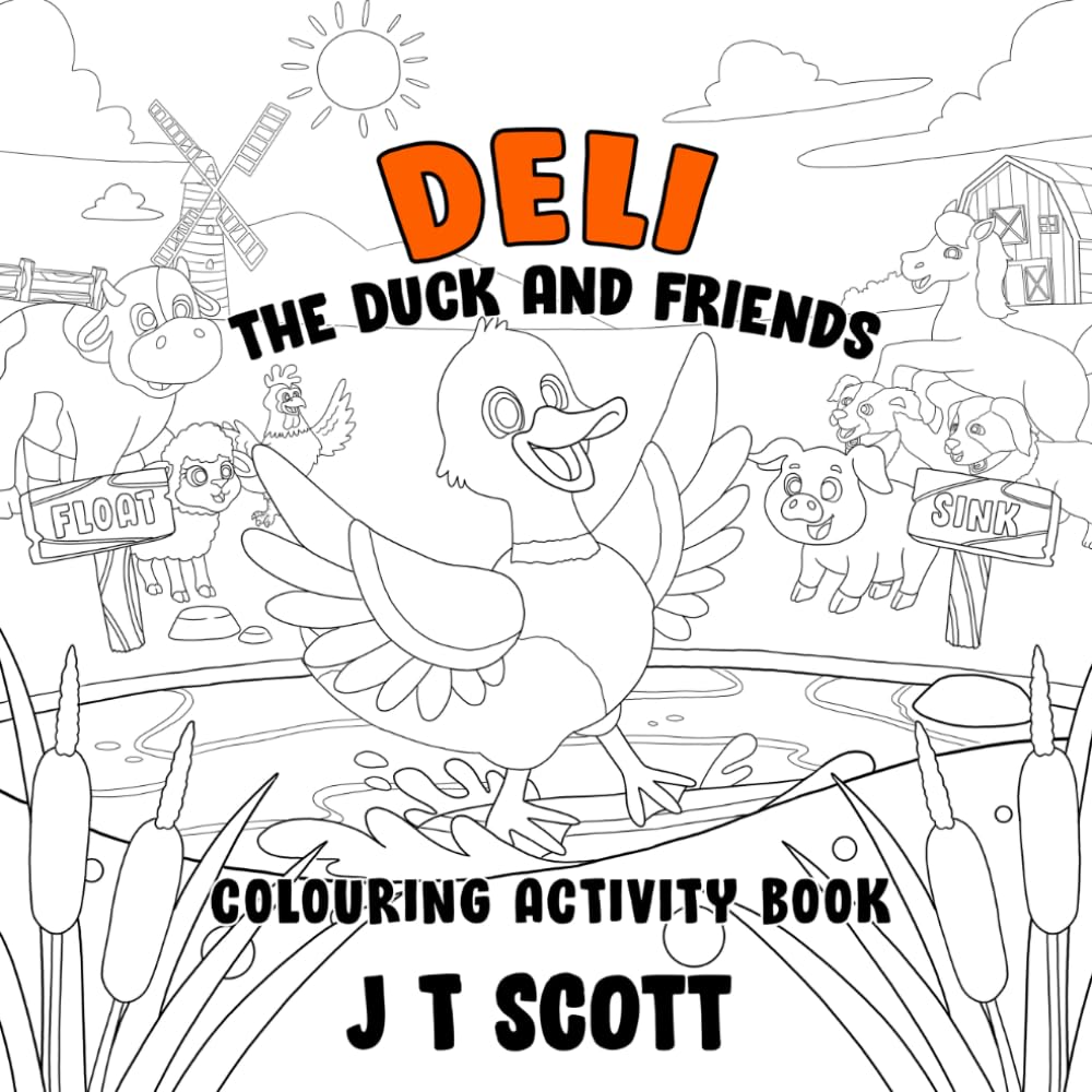 Deli the Duck and Friends Colouring Activity Book (Bumper and Friends)